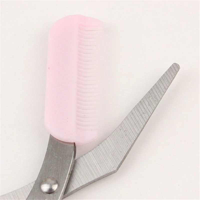 Eyebrow Trimmer Scissors With Comb Remover