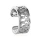 Silver ear cuff