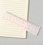 Kawaii Student Cartoon Bowknot Printed Ruler With Measurement Scale