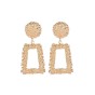 Fashion exaggerated frosted hipster geometric earrings