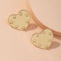 Womens Pearl Heartshaped Earrings