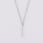 fashion geometric alloy plating women's necklace P