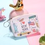 women's cartoon zipper kids wallet