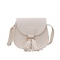 kid's small pu leather solid color cute cover crossbody bag