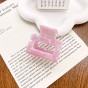 retro geometric acetic acid sheets hair claws