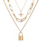 Vintage Style Lock Necklaces