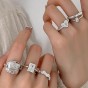 Simple Style Heart Women Rings