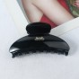 Simple Classic Style Women's Solid Color Black Hair Cip