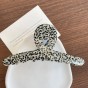 Retro Korean Style Women's Geometric Solid Color Leopard Print Hair Claw