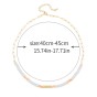 Luxurious Irregular 304 Stainless Steel Shell Copper Paperclip Chain