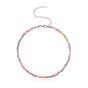 Fashion circle glass beaded women's choker