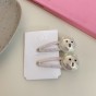Cute Women's Star Flower Butterfly Cloth Resin Hair Clip