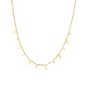 simple style geometric titanium steel plating necklace