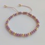 Bohemian Multicolor Artificial Crystal Beaded Bracelet