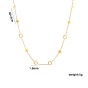 Japanese four-leaf clover necklace jewelry