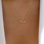 Vintage Style Simple Style Circle Rhinestones chain Pendant Necklaces