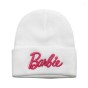 Barbie Embroidery Eaveless Wool Cap
