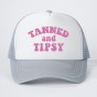Letter Curved Eaves Baseball Cap Pink