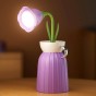 Flower lamp Vase-Shaped purple