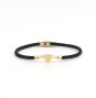 Classic Style Heart Shape Stainless Steel Black Bracelets